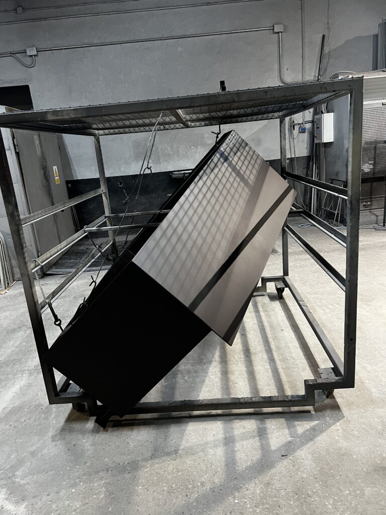 pintura profesional en estructura metálica